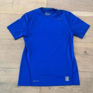 Nike Pro Combat Blue Dri-FIT Shirt